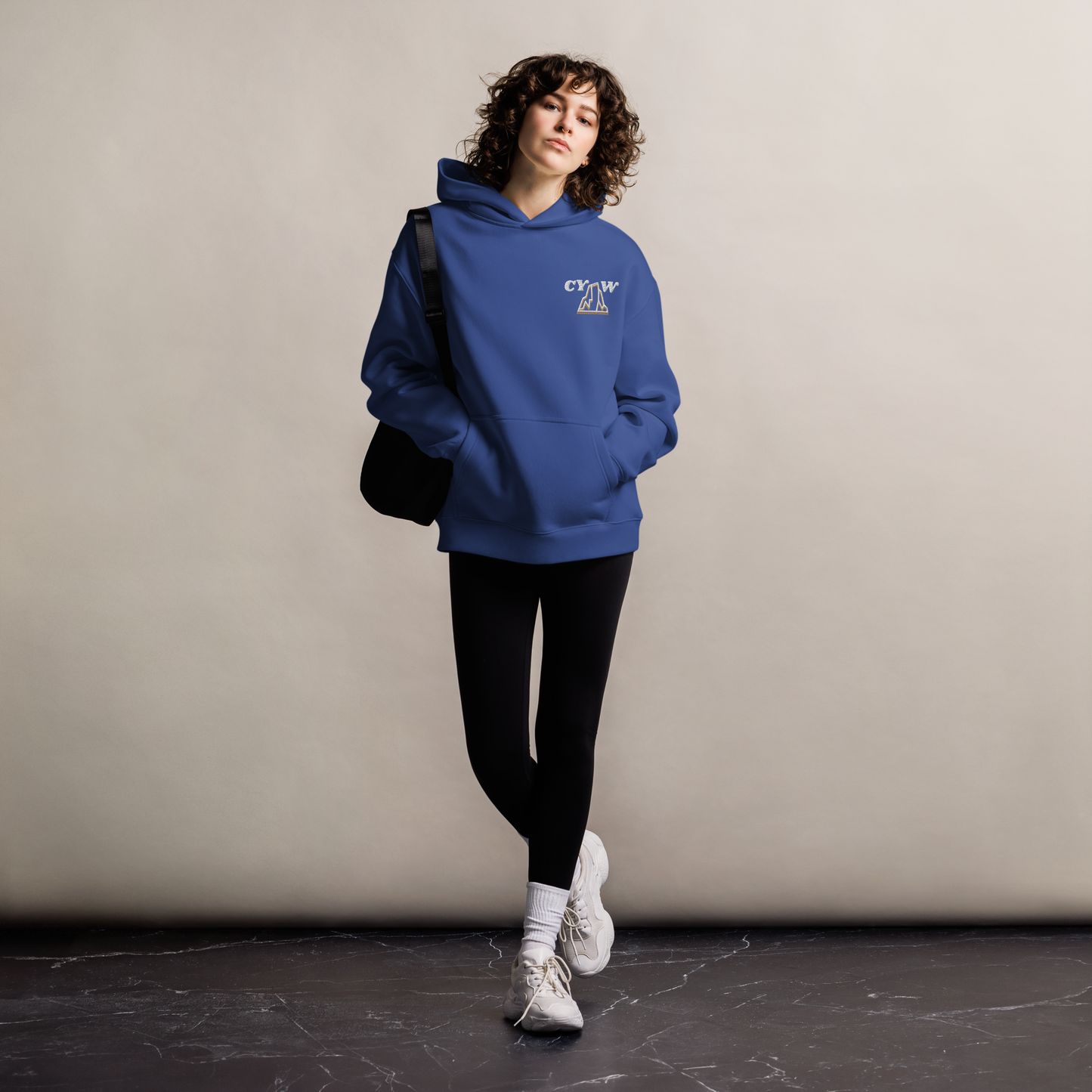 'Overcome Your Mountain' Oversized Premium Hoodie