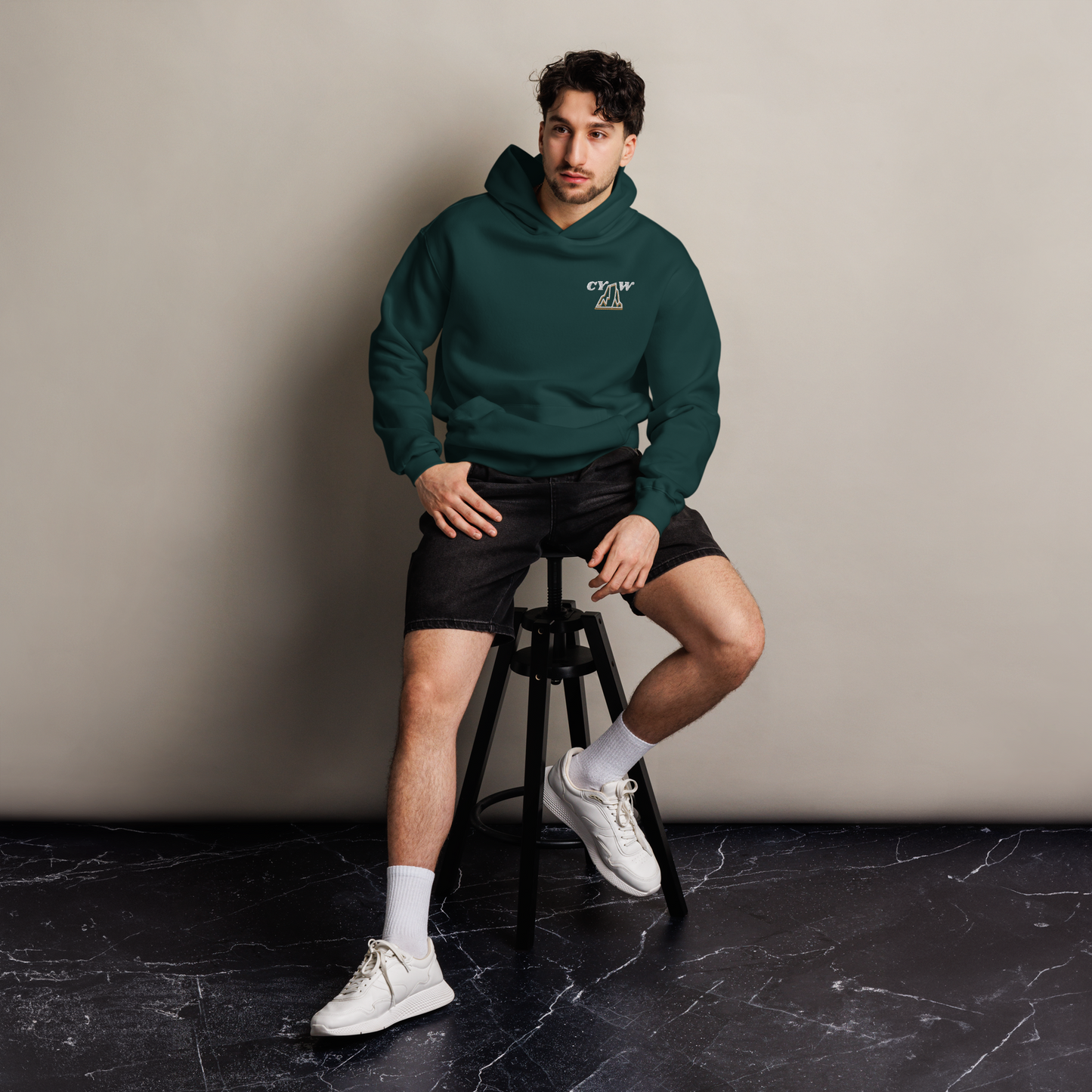 'Overcome Your Mountain' Oversized Premium Hoodie