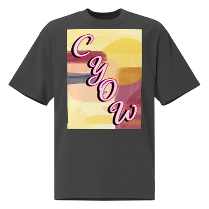 'CYOW Painting' Oversized Faded Tee