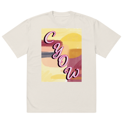 'CYOW Painting' Oversized Faded Tee