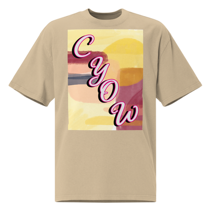 'CYOW Painting' Oversized Faded Tee