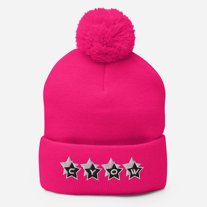 'CYOW Stars' Pom-Pom Beanie