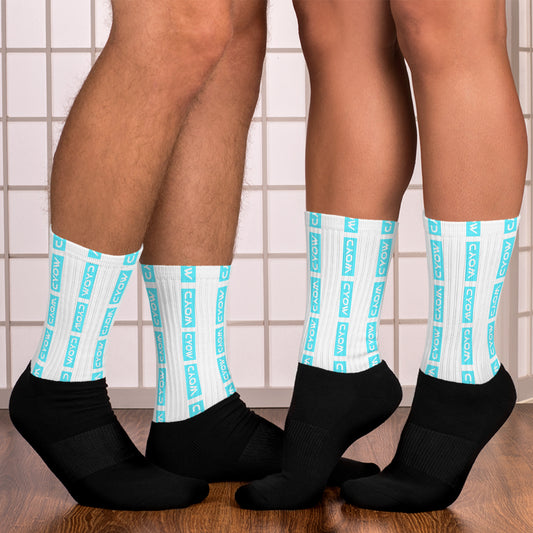 'CYOW (blue)' Socks