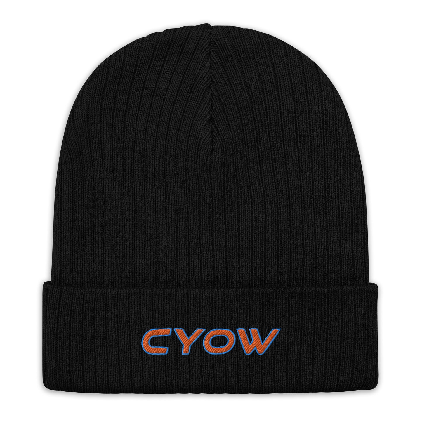 'CYOW' Ribbed Knit Beanie