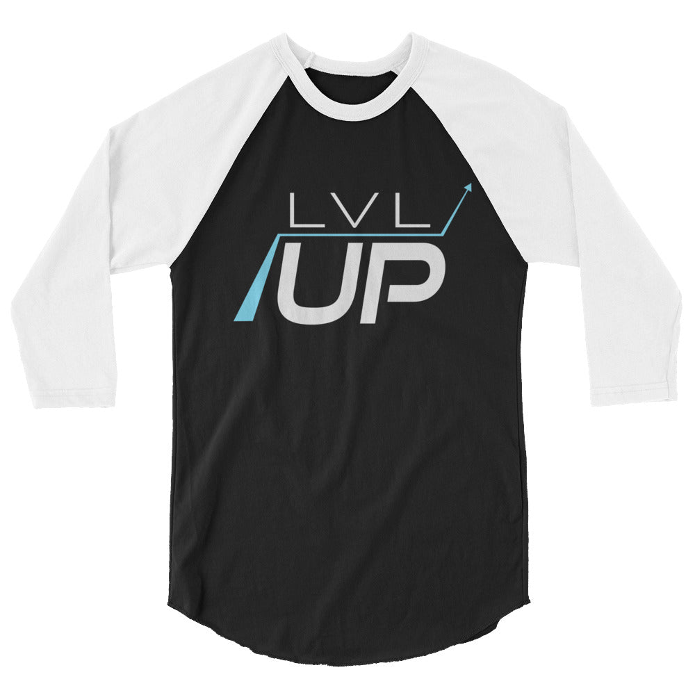 'LVL UP' 3/4 Sleeve Raglan Shirt