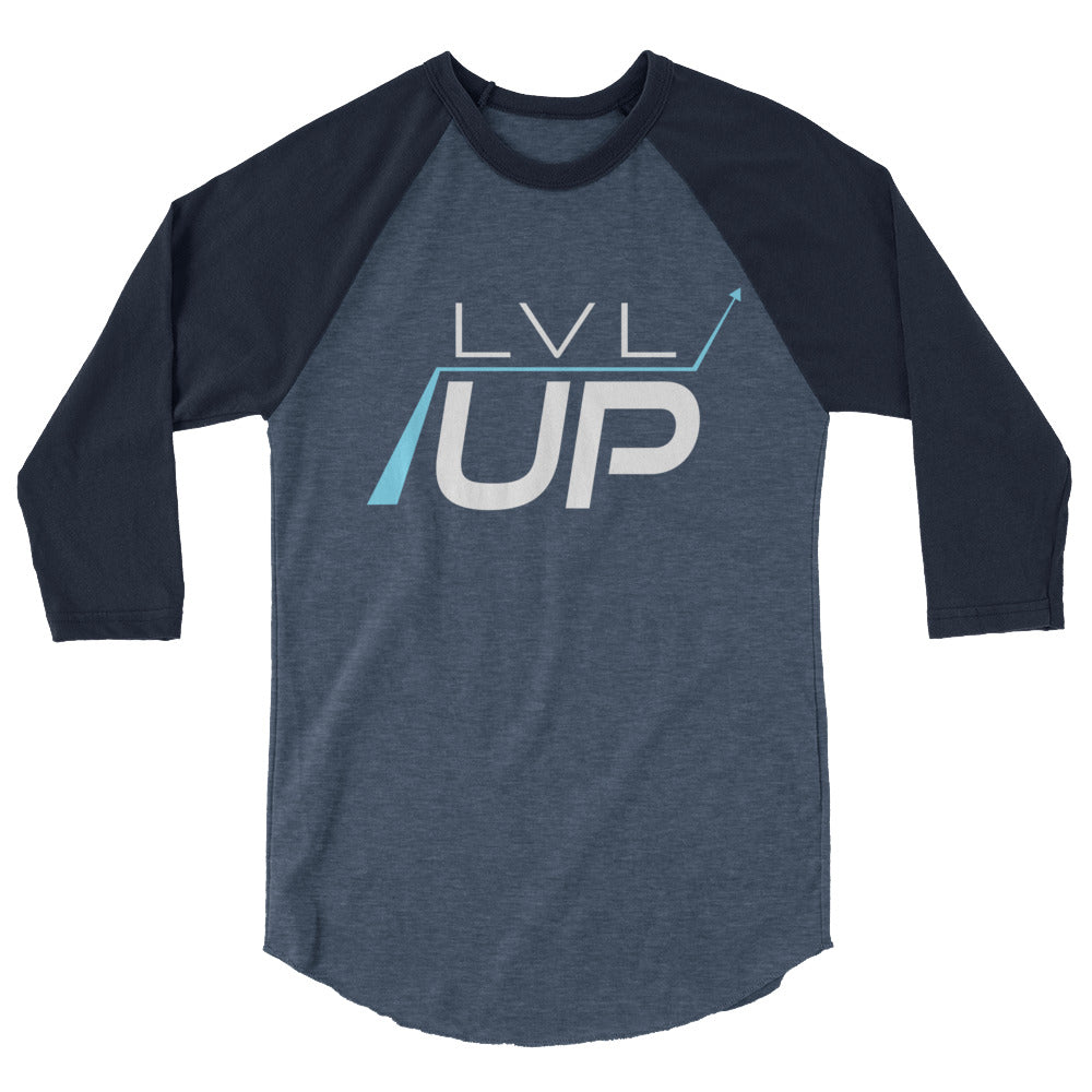 'LVL UP' 3/4 Sleeve Raglan Shirt