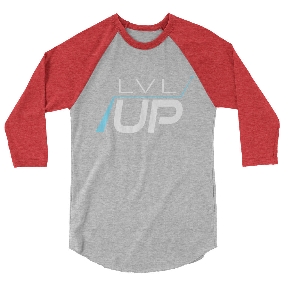 'LVL UP' 3/4 Sleeve Raglan Shirt